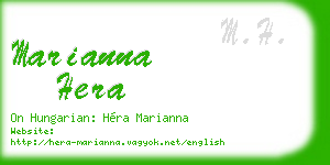 marianna hera business card